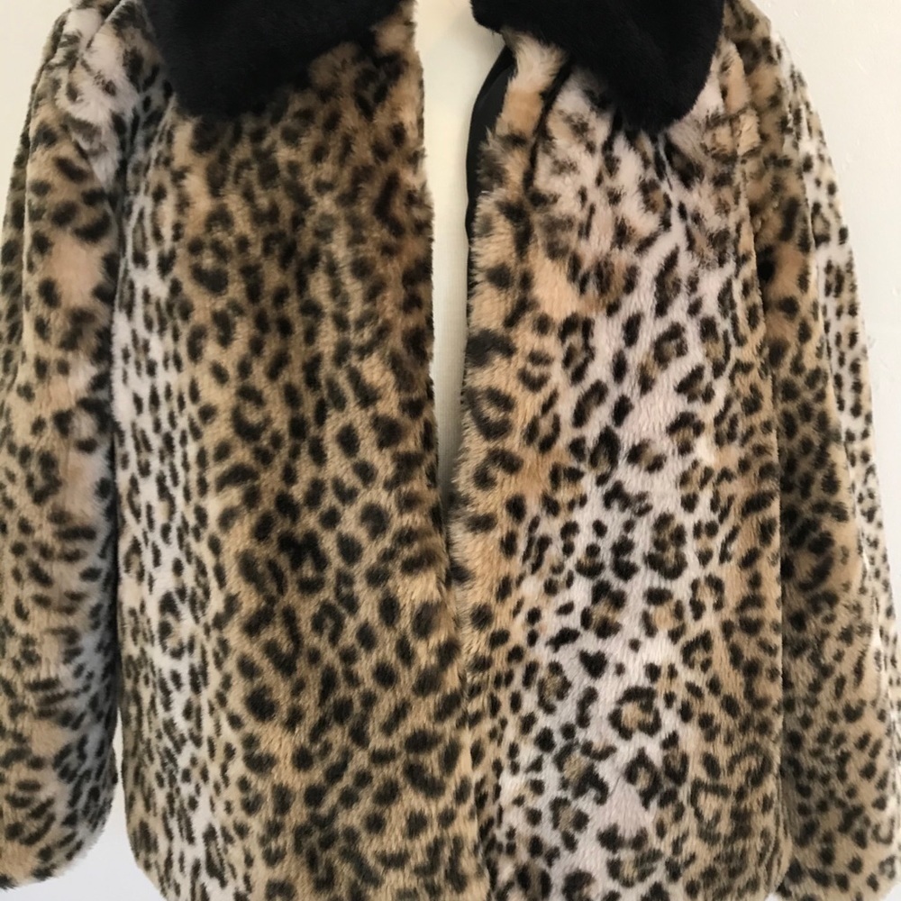 Faux Leopard Jacket